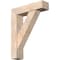 Ekena Millwork Traditional Block Smooth Bracket w/ Offset Brace, Douglas Fir, 7 1/2"W x 30"D x 38"H BKT0806X30X38TRA05SDF - alternate 1
